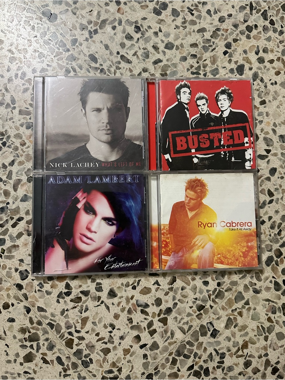 Bundle CDs (Nick Lachey, Busted, Adam Lambert, Ryan Cabrera)